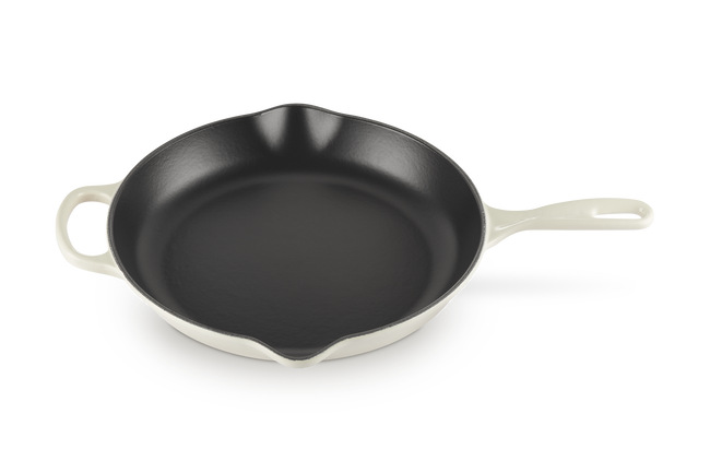 Le Creuset Cast Iron Signature Skillet 30cm MeringueMeringue image number 3
